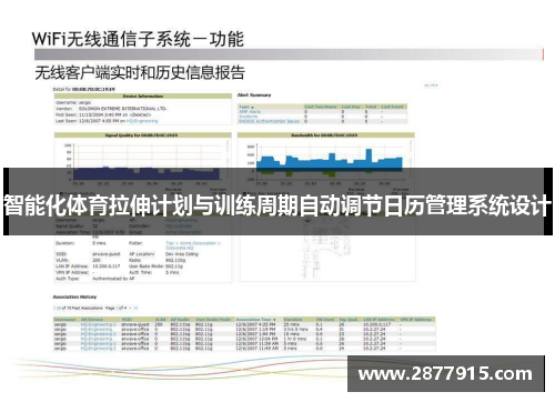 智能化体育拉伸计划与训练周期自动调节日历管理系统设计